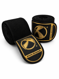 Katsudo bandaj elastic de box Path PRO 2buc, negru-auriu