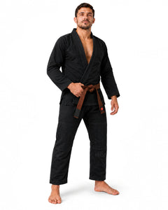 Katsudo kimono Daiki Jiu Jitsu 450g, negru