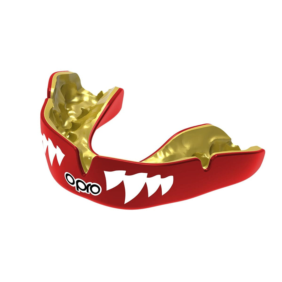 Opro protecție dentară Senior Instant Custom Fit Jaws, roșu-auriu