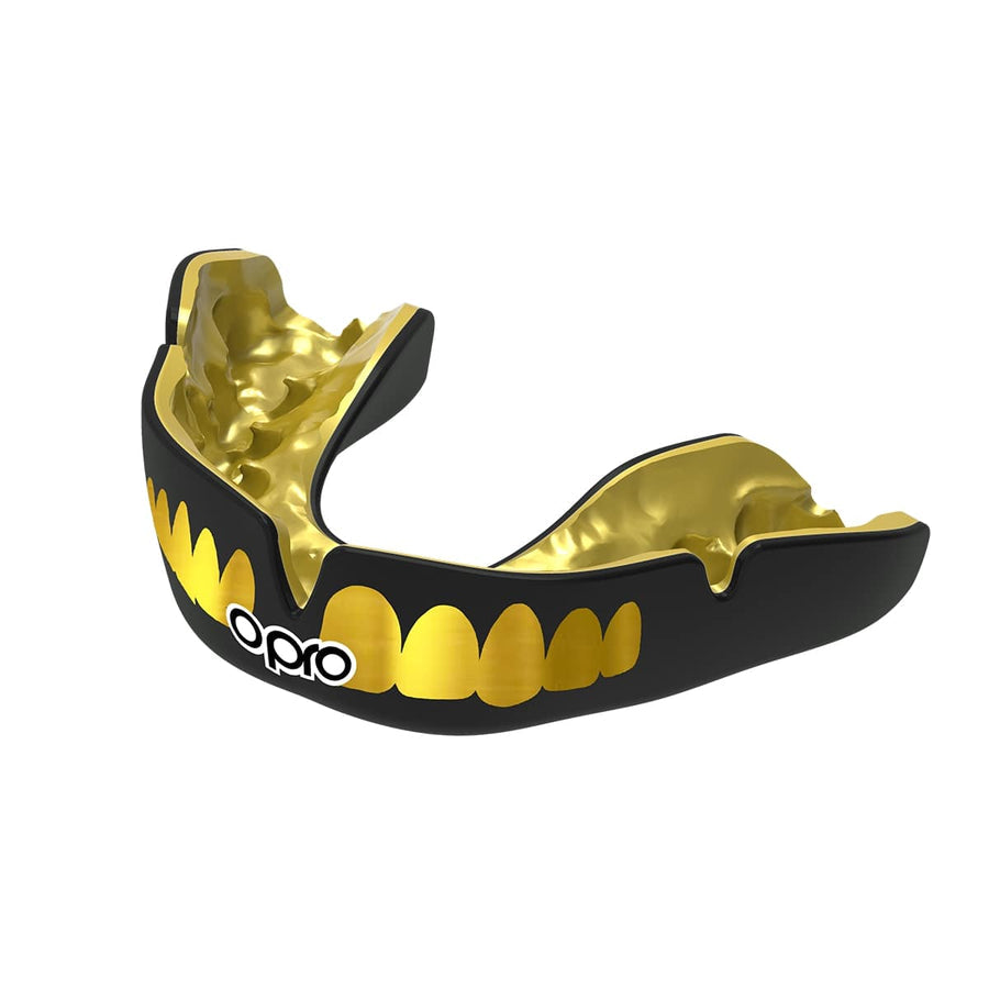 Opro protecție dentară Senior Instant Custom Fit Teeth, negru-auriu