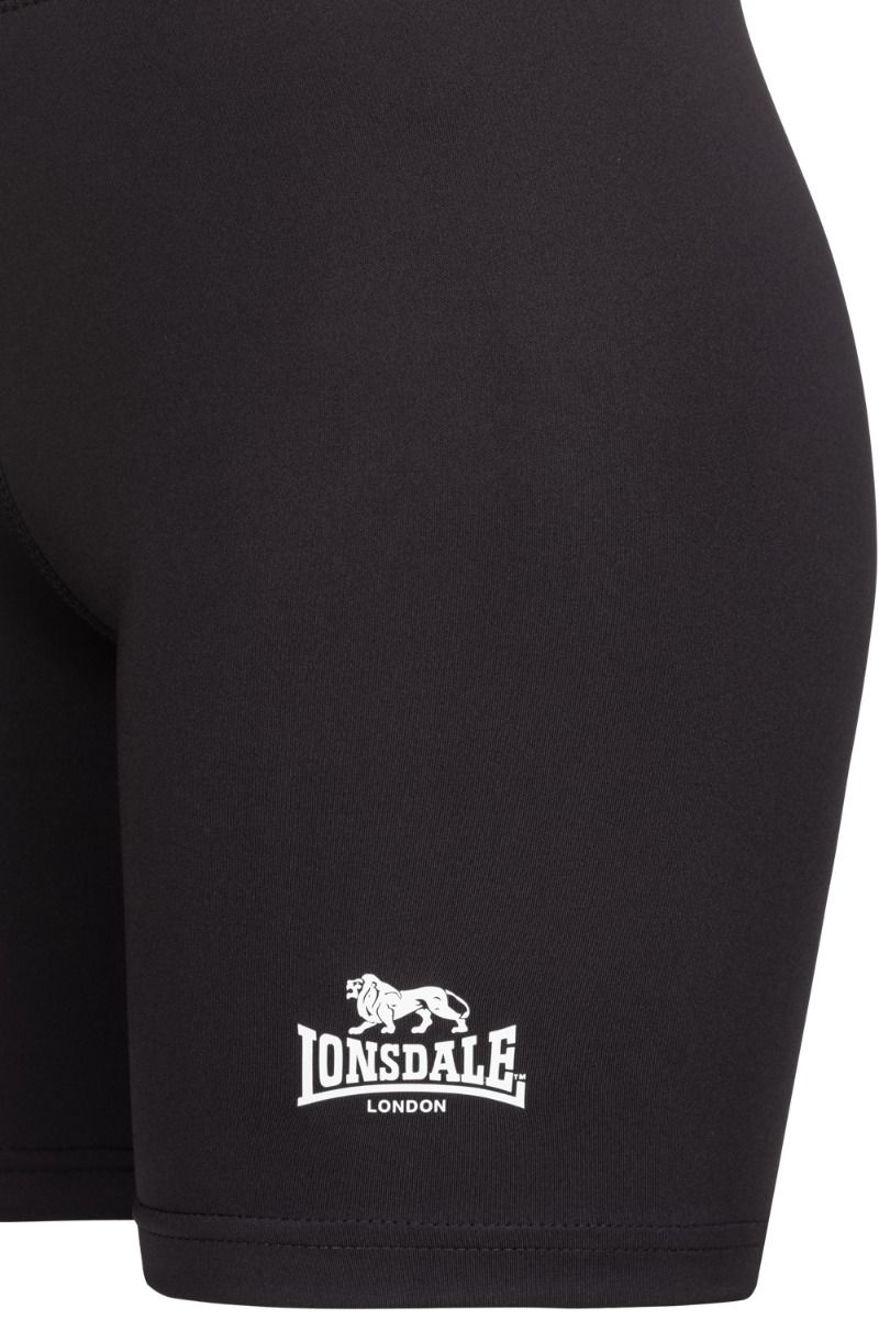 Lonsdale pantaloni scurți de compresie pentru damă Ludwell, negri
