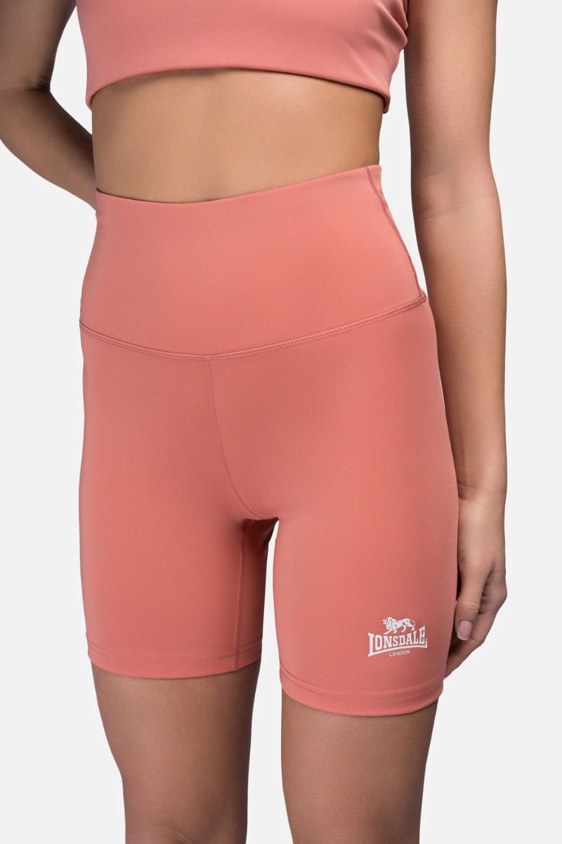 Lonsdale pantaloni scurți de compresie pentru damă Ludwell, teracotă