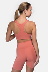 Lonsdale sutien sport Wardour, teracotă