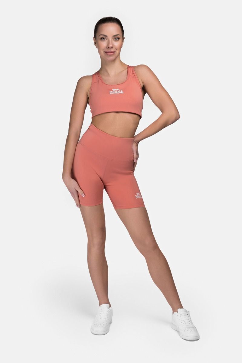 Lonsdale sutien sport Wardour, teracotă