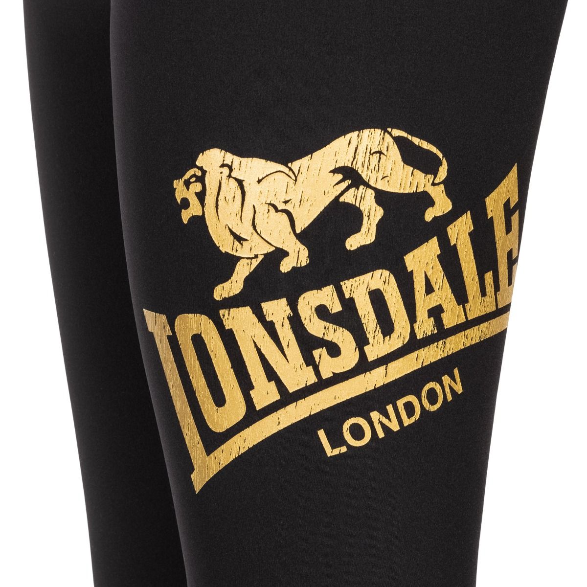Lonsdale colanți pentru damă Aglish, negru-auriu