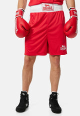 Lonsdale pantaloni scurți de box, roșii