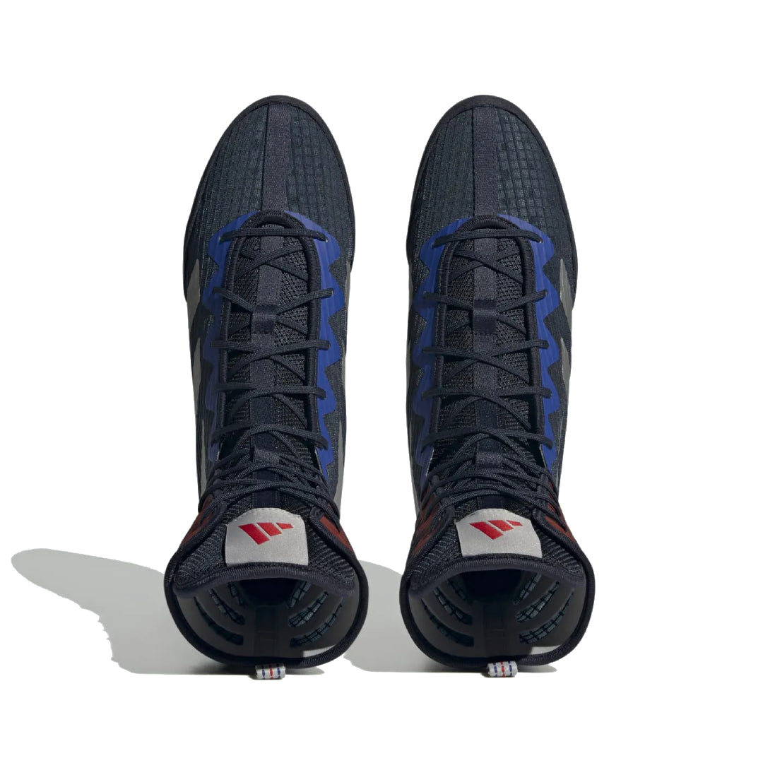 Adidas încălțăminte de box HOG 4, bleumarin-roșu