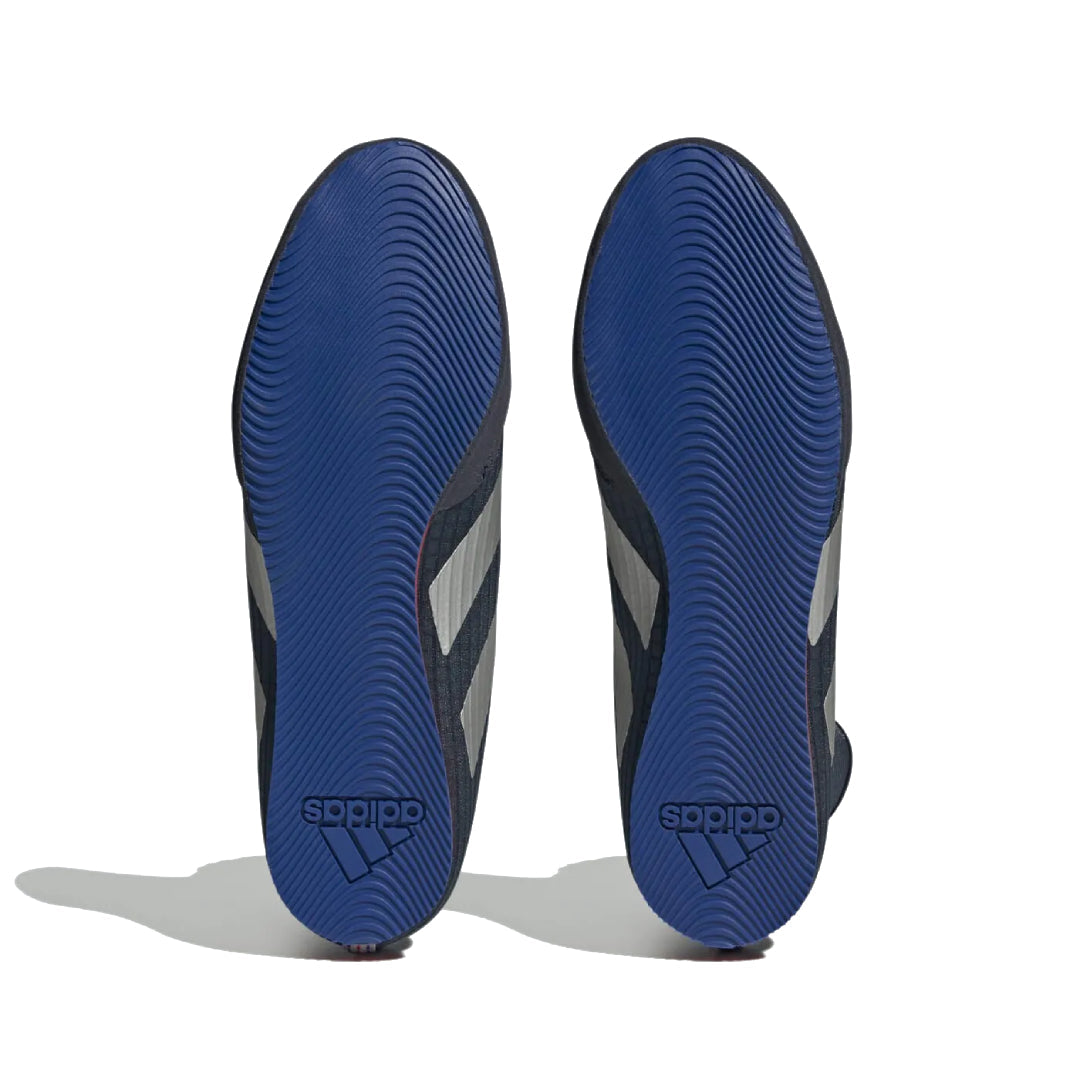 Adidas încălțăminte de box HOG 4, bleumarin-roșu