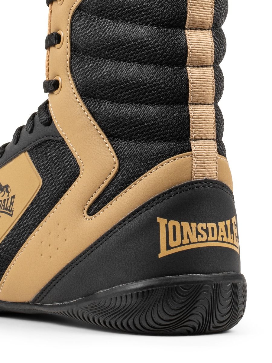 Lonsdale pantofi de box Heskin, negru-maro