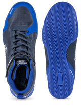 Lonsdale pantofi de box Rufford, negru-albastru