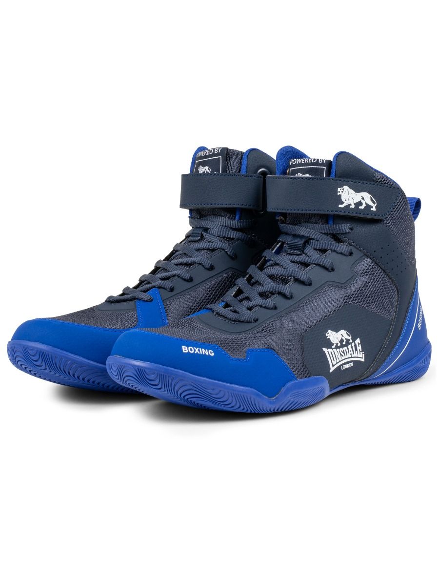 Lonsdale pantofi de box Rufford, negru-albastru