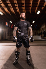 Katsudo mănuși MMA Revenge, alb-negru