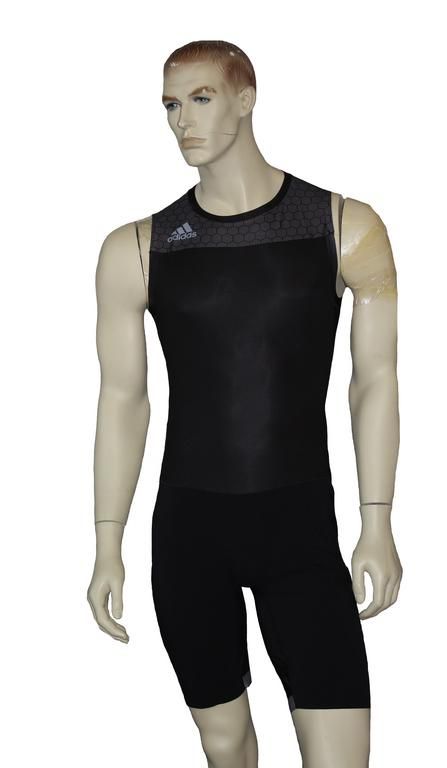 Adidas singlet de haltere pentru bărbați Leistung, negru