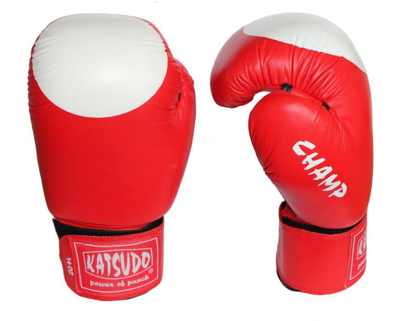 Katsudo mănuși de box cu țintă Champ III, roșii