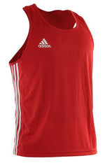 Adidas maiou de box AIBA II, roșu