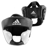 Adidas cască de box Response, alb-negru