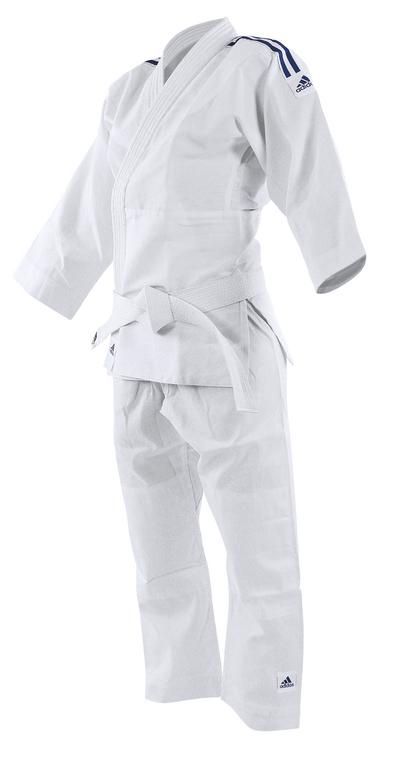 Adidas kimono JU pentru copii Evolution 250g, alb