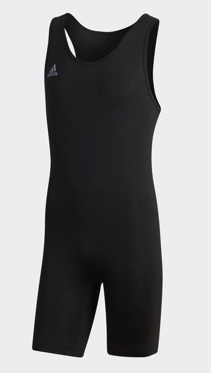 Adidas singlet de haltere Power Lift, negru