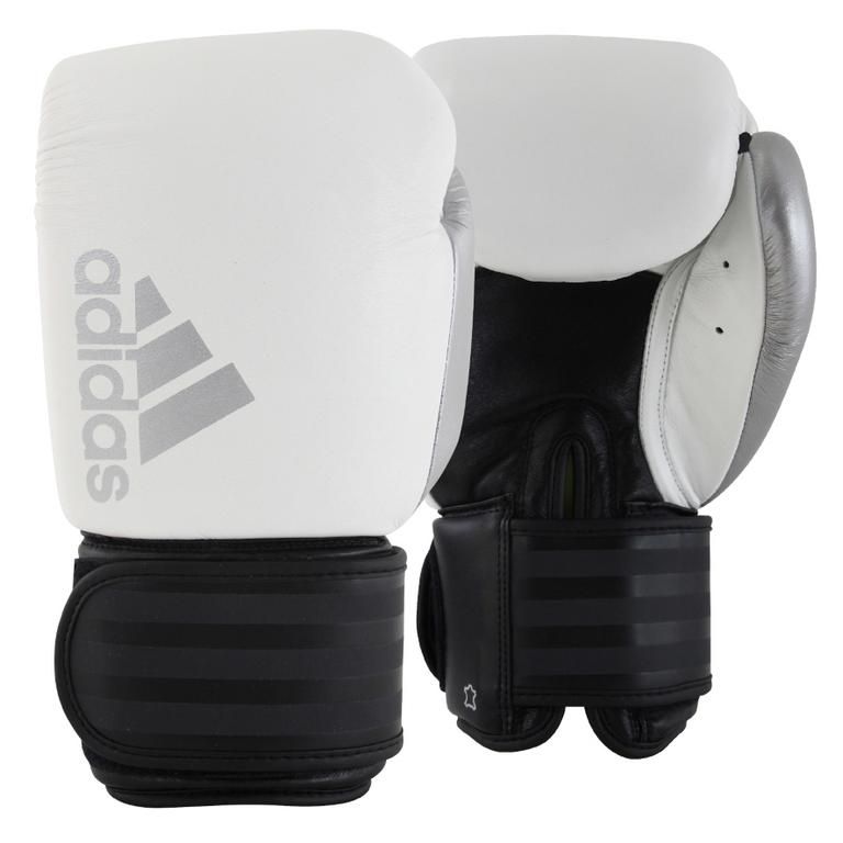 Adidas mănuși de box Hybrid 200, albe