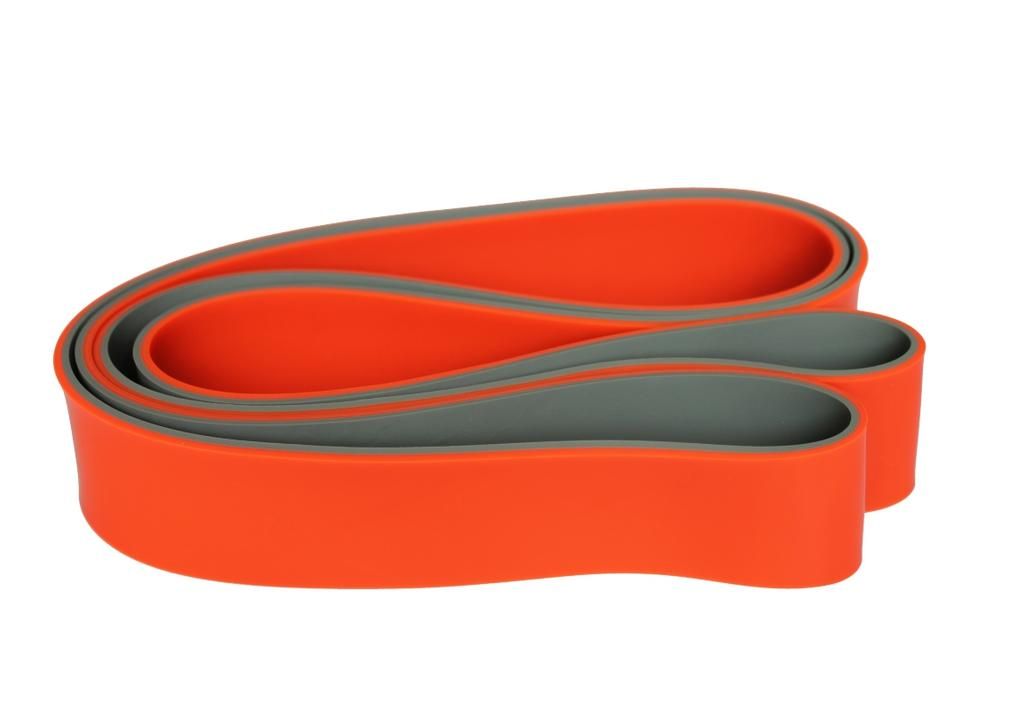 Katsudo bandă elastică extra puternică Flexband, portocaliu-gri