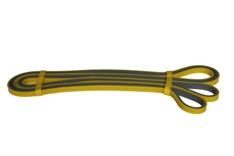 Katsudo bandă elastică foarte ușoară Flexband, galben-gri