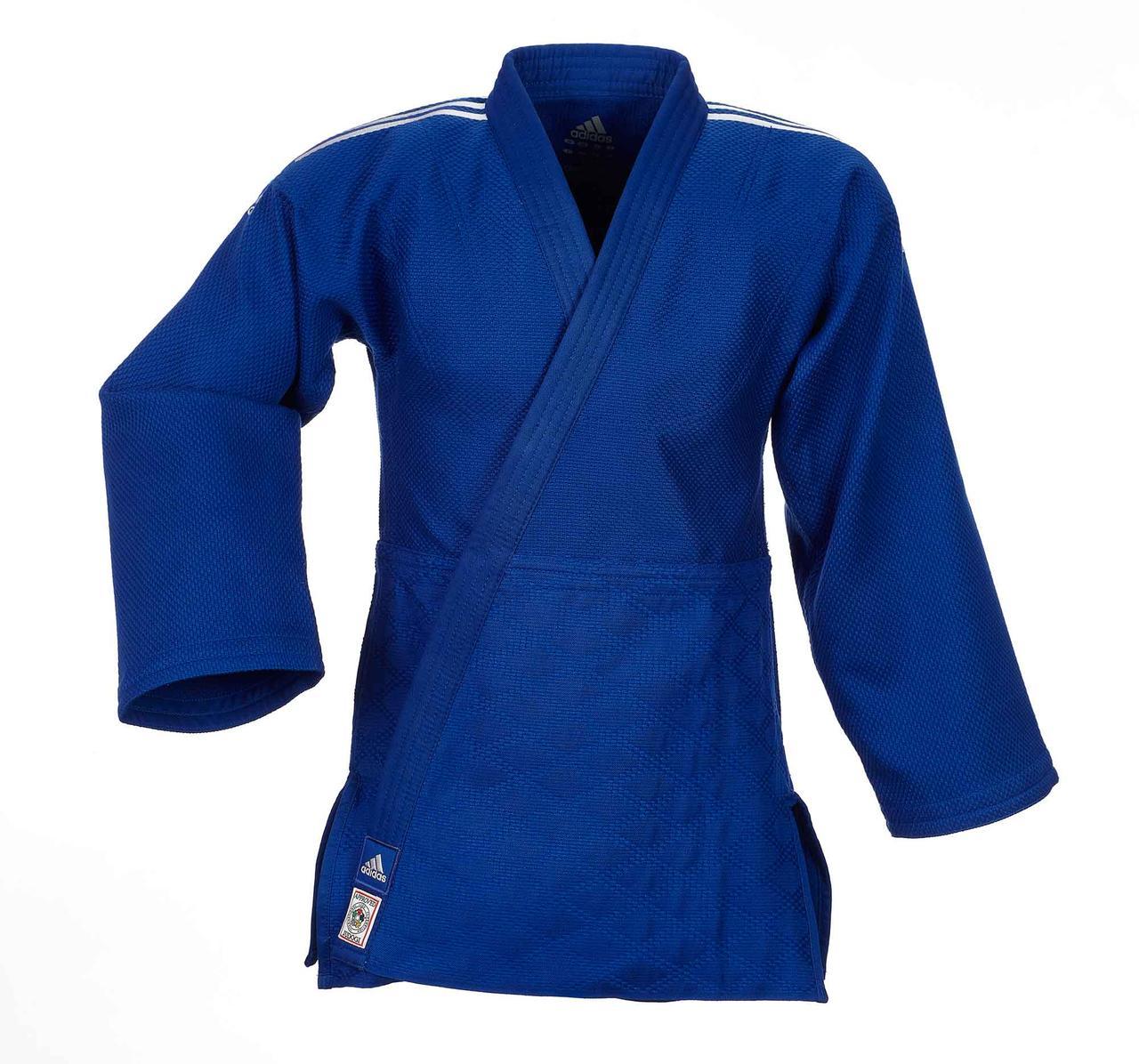 Adidas kimono JU Champion J930 IJF slim fit 930g, albastru