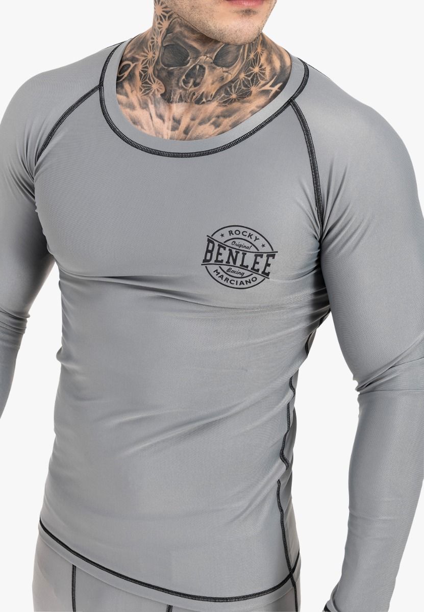 Ben Lee tricou funcțional cu mânecă lungă pentru bărbați Mossburn, gri