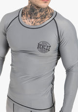 Ben Lee tricou funcțional cu mânecă lungă pentru bărbați Mossburn, gri