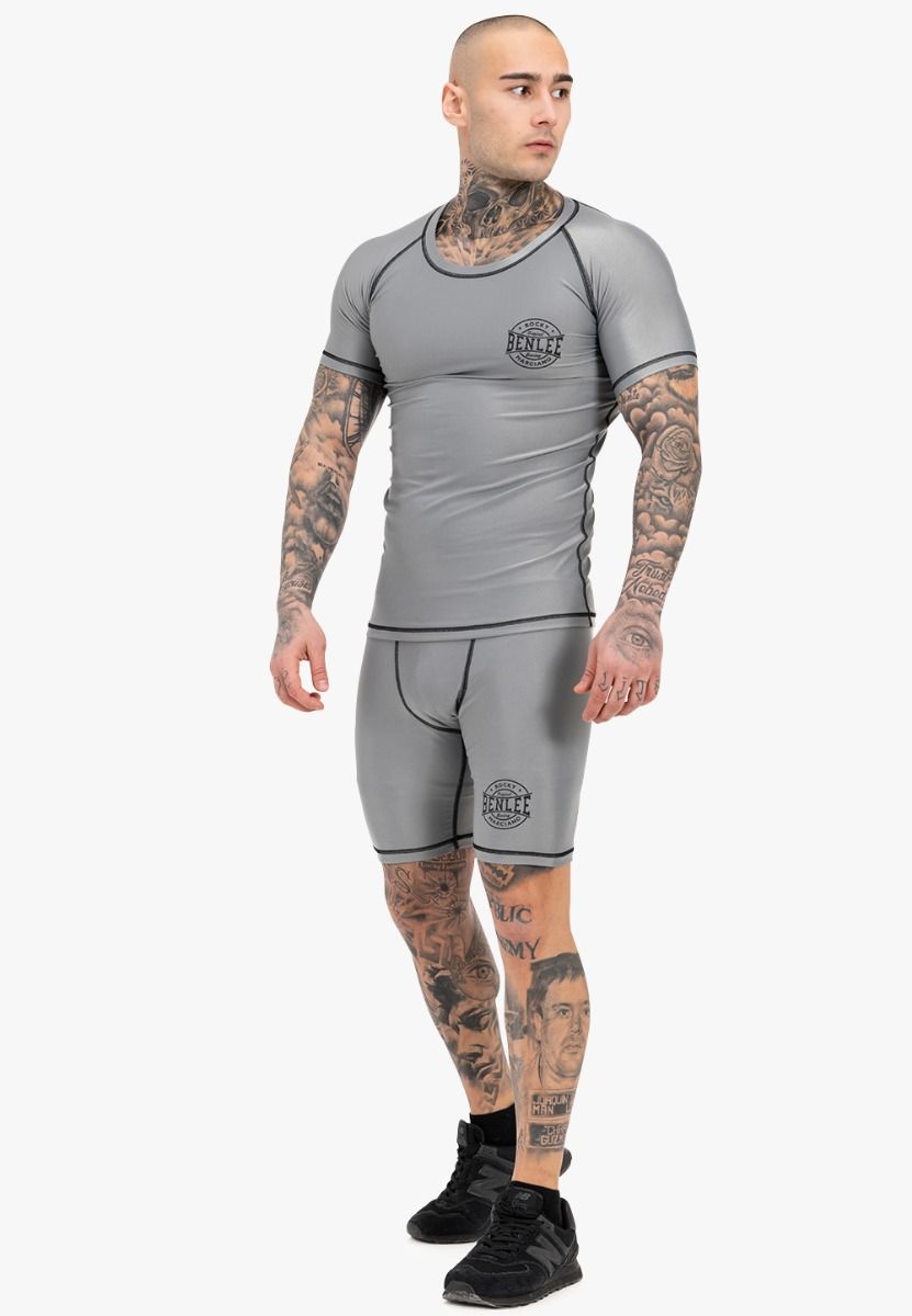 Ben Lee tricou funcțional cu mânecă scurtă pentru bărbați Limehills, gri