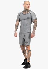 Ben Lee tricou funcțional cu mânecă scurtă pentru bărbați Limehills, gri