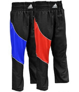 Adidas pantaloni de kickbox, negru-albastru