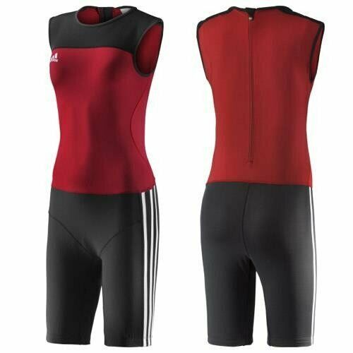 Adidas singlet de haltere pentru damă WL CL, roșu-negru