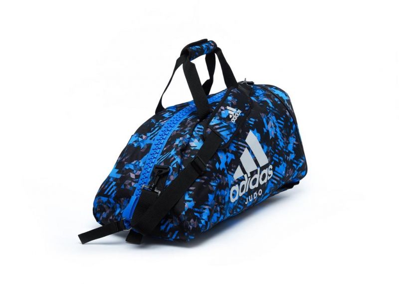 Adidas geantă de judo Camo, albastră