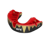 Opro protecție dentară Junior Platinum UFC, negru-roșu-auriu