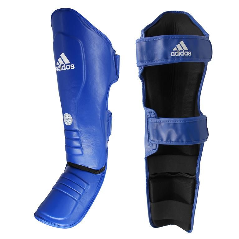 Adidas protecție pentru tibie și labă Wako, albastră