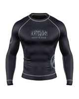 Katsudo tricou funcțional cu mânecă lungă Virago, negru