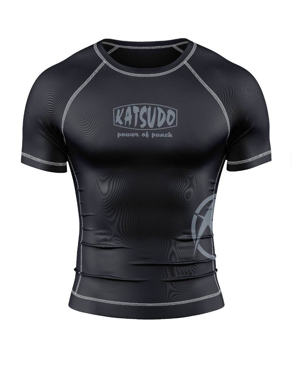Katsudo tricou funcțional cu mânecă scurtă Virago, negru