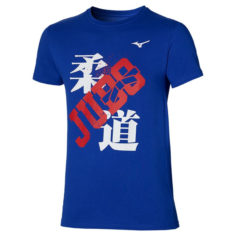 Mizuno tricou cu mânecă scurtă Tee, albastru