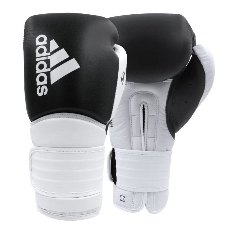 Adidas mănuși de box Hybrid 300, alb-negru
