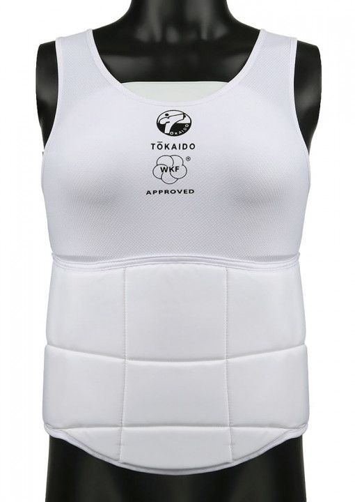 Tokaido protecție pentru corp PRO Lady WKF, albă
