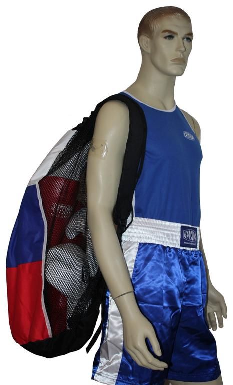 Katsudo sac ventilat Aerosak, alb-albastru-roșu