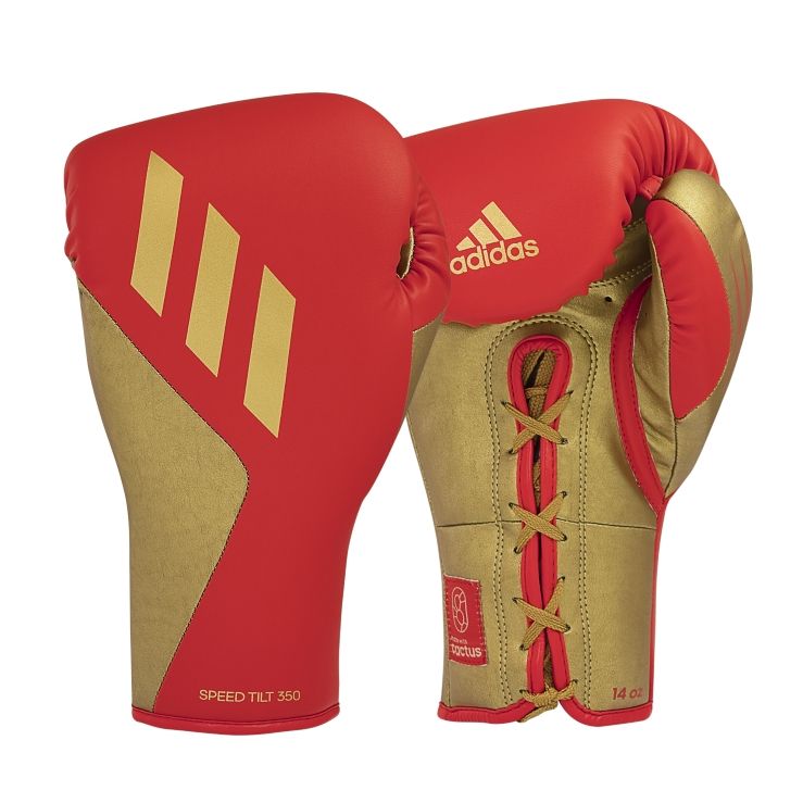 Adidas mănuși de box Speed Tilt 350 Pro, roșii