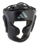 Adidas cască de box Speed Chin, negru-gri