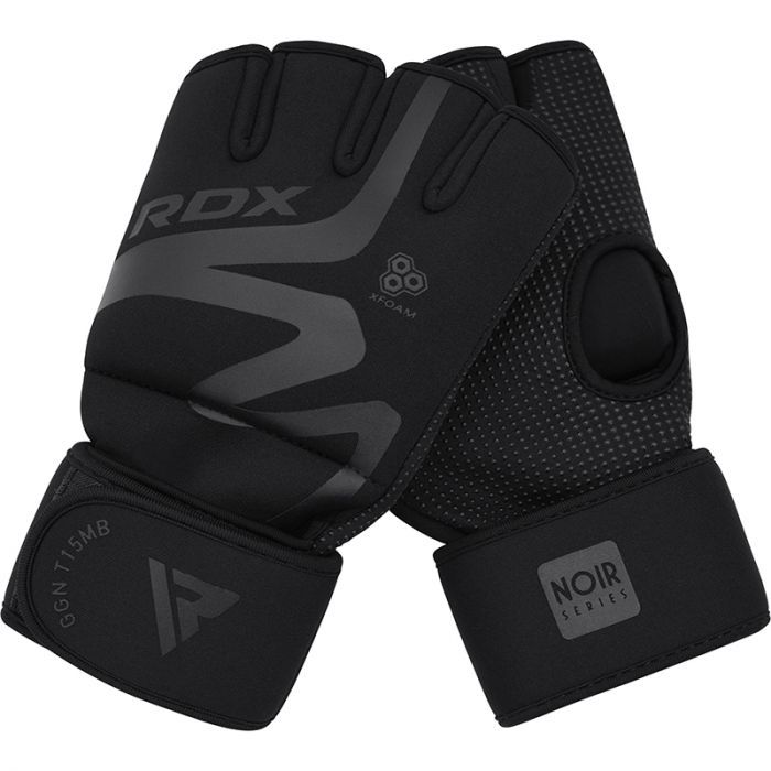 RDX mănuși de grappling Neopren, negru mat