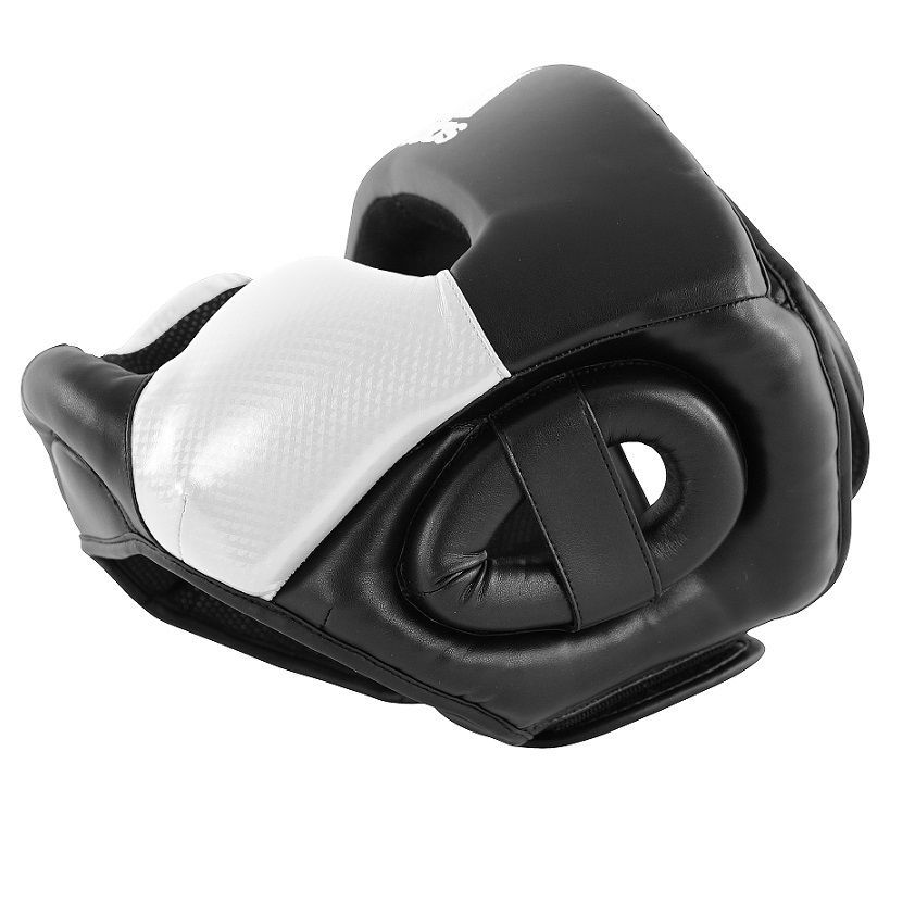 Adidas cască de box Response, alb-negru