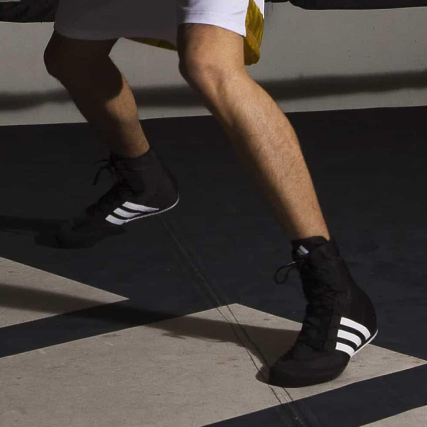Adidas încălțăminte de box HOG.2, alb-negru