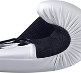 Adidas mănuși de box Hybrid 250, alb-negru
