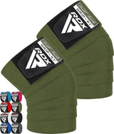 RDX bandaje pentru genunchi K1, army green