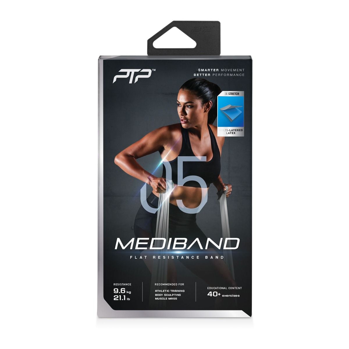 PTP bandă elastică Mediband ultimate, argintie