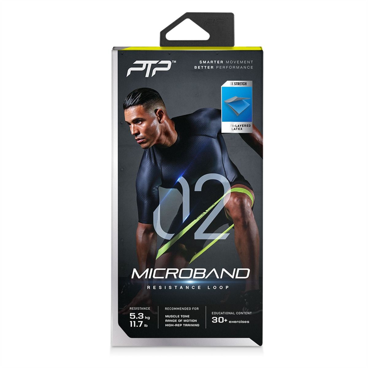 PTP bandă elastică Microband light, lime